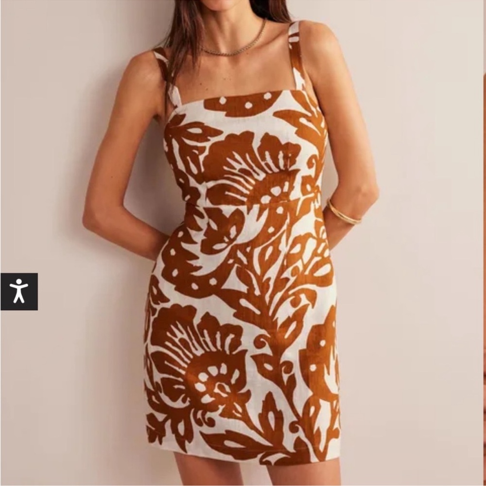Mini Boden Floral Print Dress